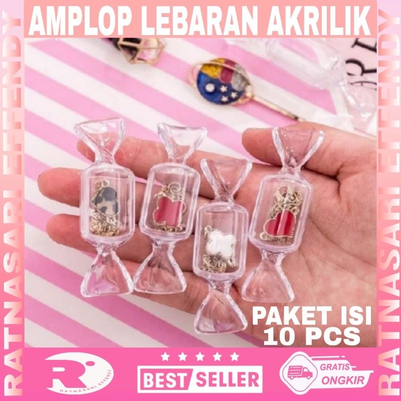 

Amplop Lebaran Terbaru Akrilik Berbentuk Permen Lucu Dan Unik Angpao Lebaran THR