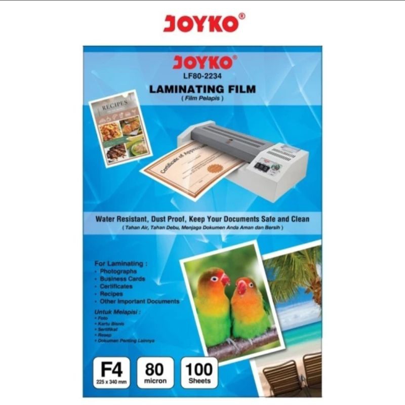 

LAMINATING FILM / LF80-2234 (Folio) 80 MICRON JOYKO