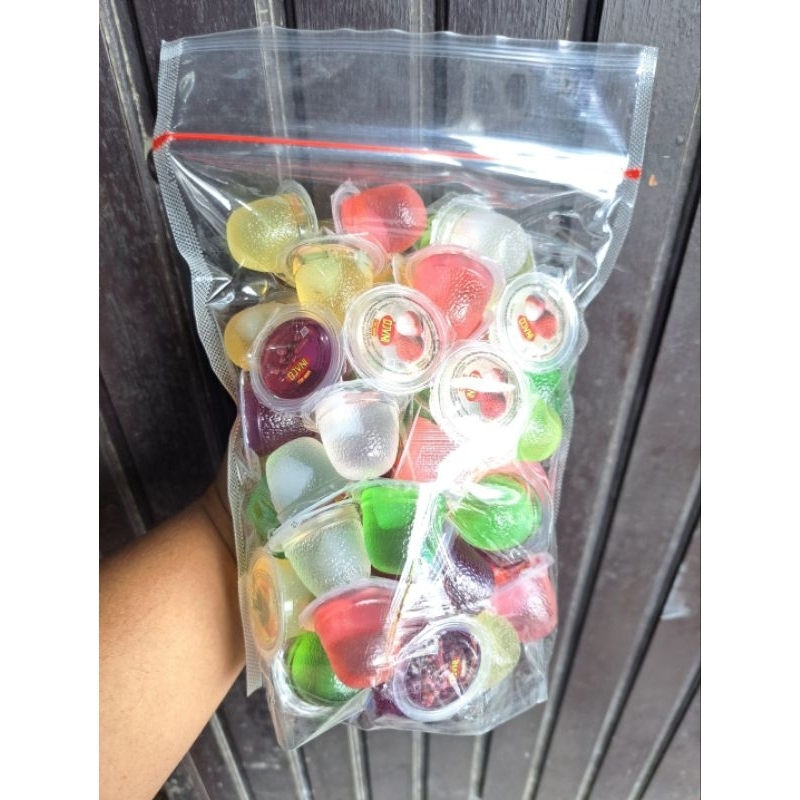 

Inaco Jelly cup buah 1kg Murah | 1000gr | isi 60pcs | Rasa mix buah