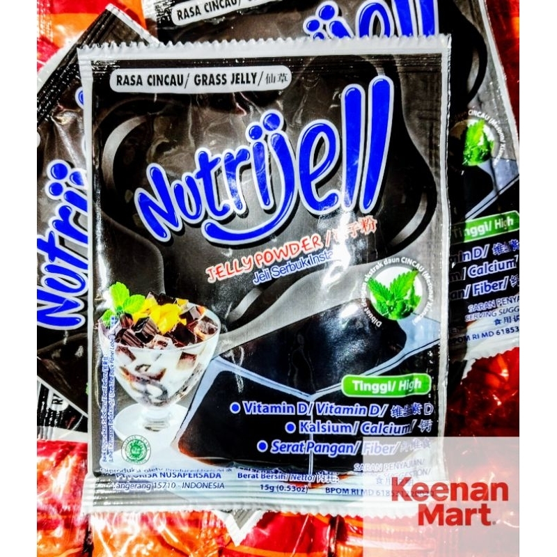 

Nutrijell Jelly Powder Rasa Cincau/Grass Jelly 15g
