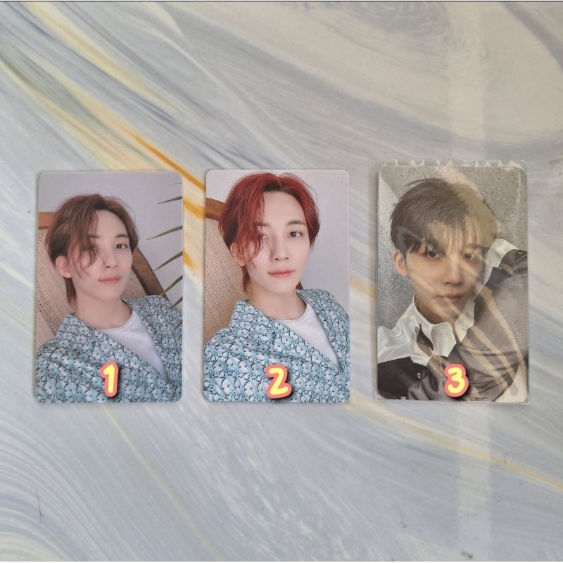 Seventeen Jeonghan Your Choice FTS M2U Appmus Lucky Draw Photocards
