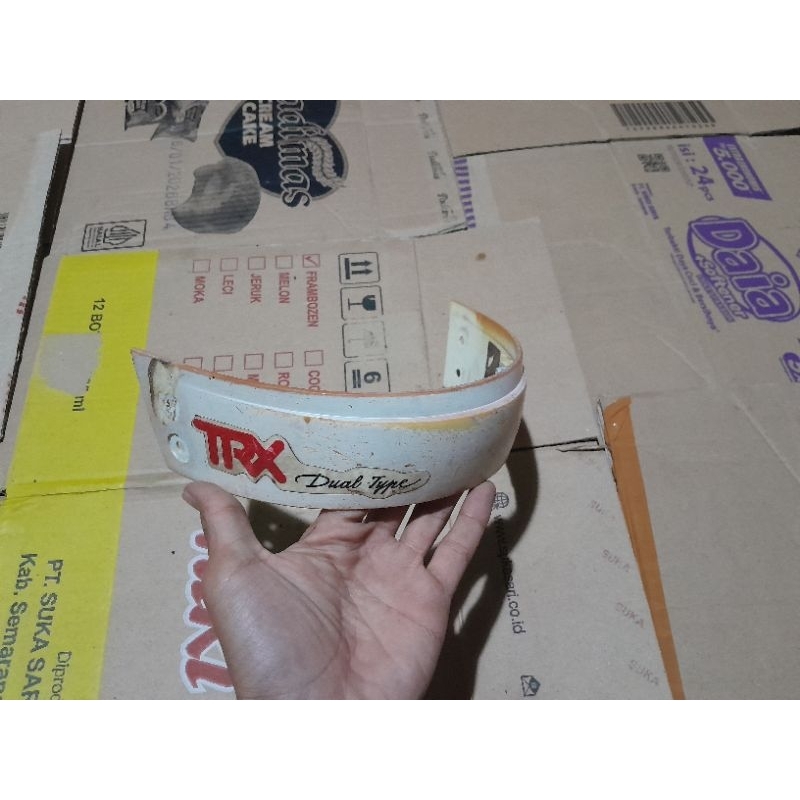 Moncong helm honda trx jadul lawas original
