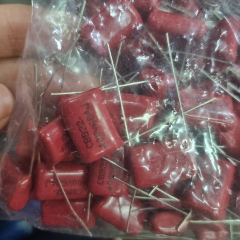 Milar Volt Tinggi 684 / 400v Kapasitor 400 v 680nF 680 nF 684j Mylar