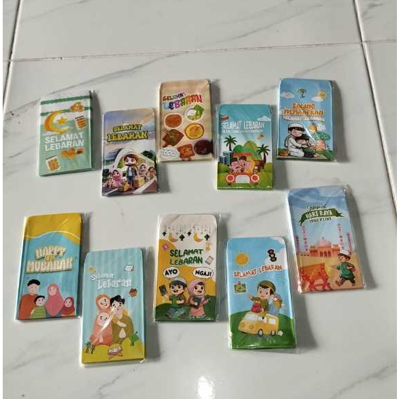 

VIRAL Amplop Lebaran Unik Angpau Lebaran Isi 100pcs Amplop Angpao Lebaran Karakter
