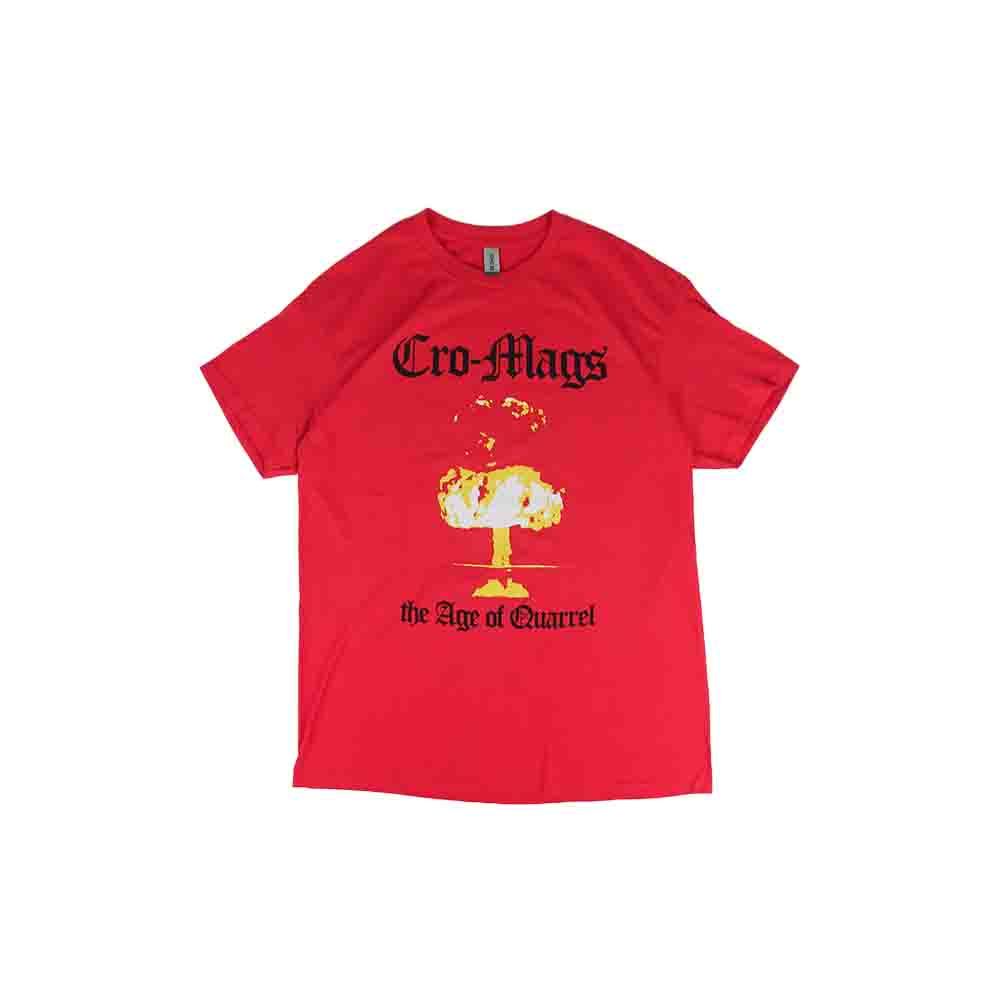 Kaos Band Cro Mags The Age Of Quarrel Tshirt Red