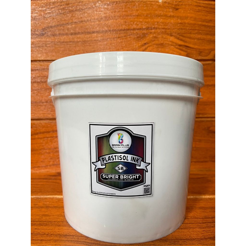 NEW Plastisol Brain Plus SUPER BRIGHT PUTIH 5kg