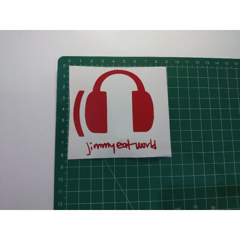

stiker cutting Jimmy eat world