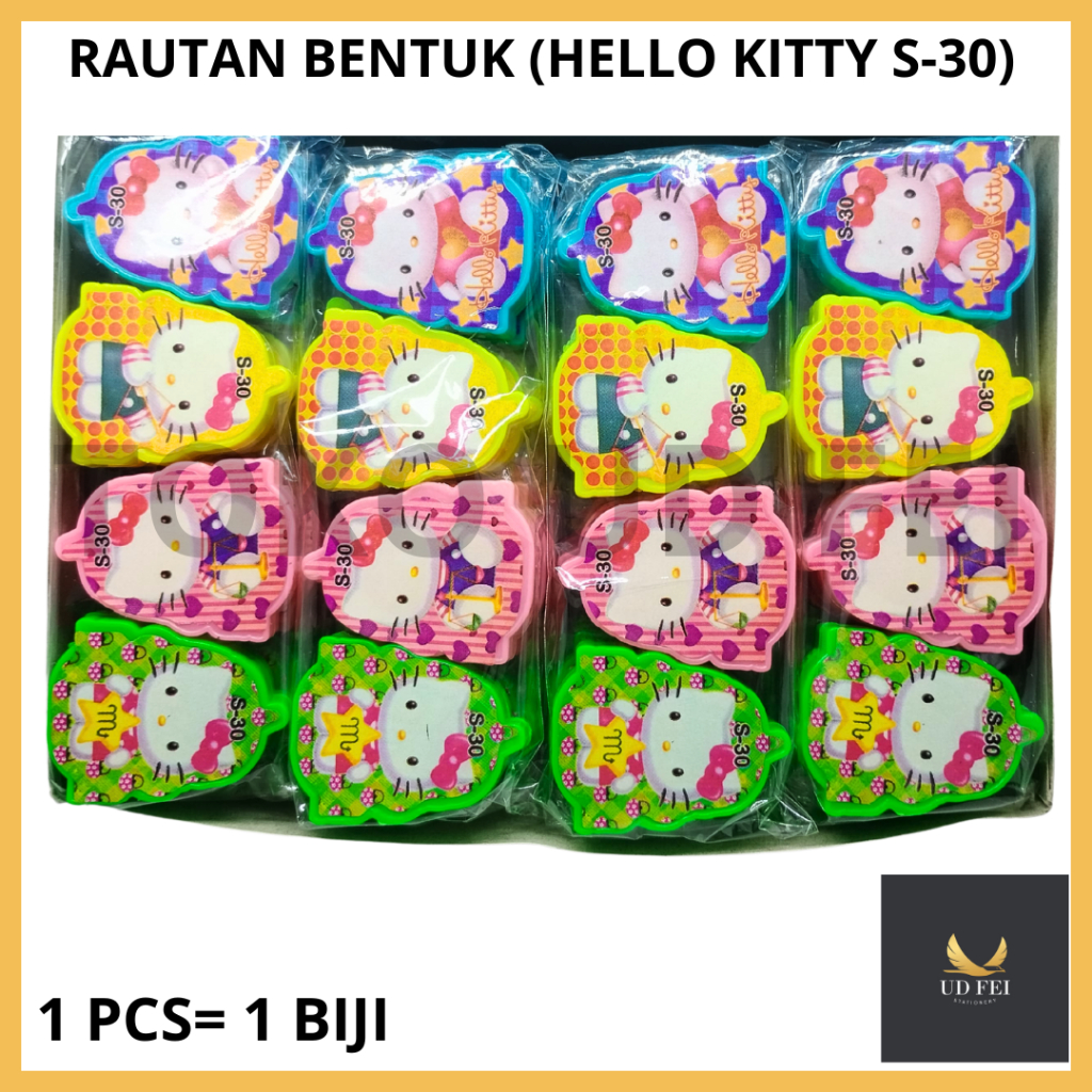 

(1 PCS=1 BIJI S-30 HELLO KITTY) RAUTAN BENTUK/ OROTAN HELLO KITTY/ OROTAN BENTUK HELLO KITTY/ RAUTAN PENSIL / OROTAN PENSIL