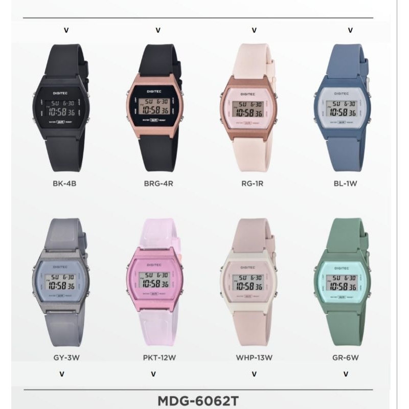 Jam Tangan Digitec Digital Wanita 6062