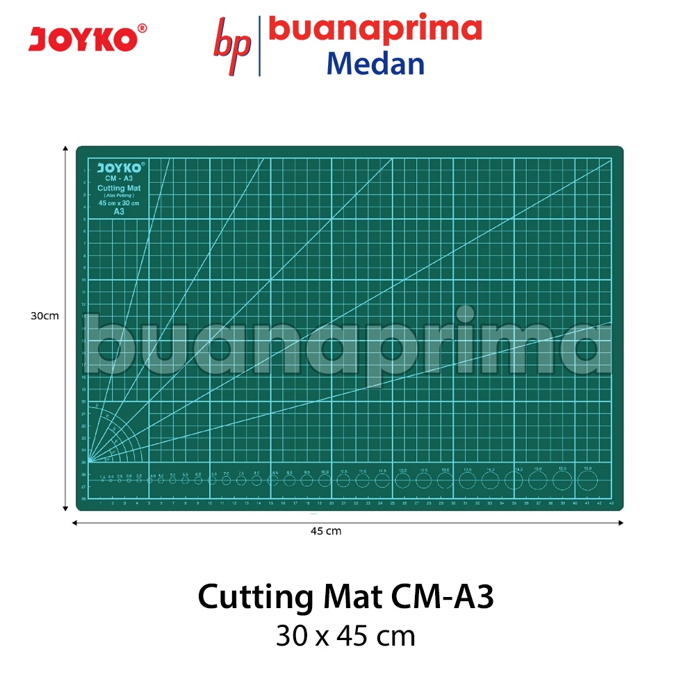 

CUTTING MAT A3 JOYKO 45 x 30 cm Alas Tatakan Pemotong Potong Kertas