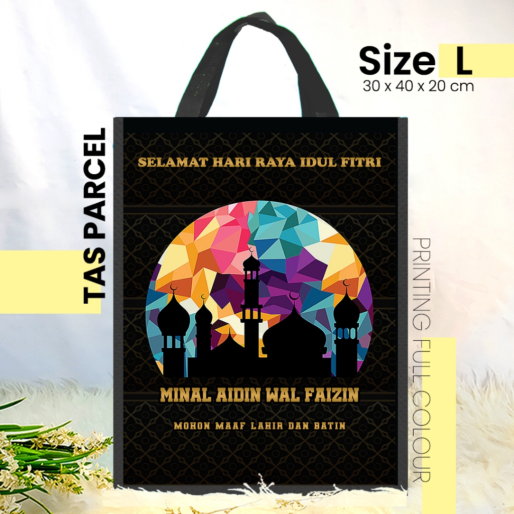 

TAS PARCEL PRINTING HITAM LENTERA UKURAN SEDANG 30x40 – GROSIR TAS LEBARAN MURAH / TAS IDUL FITRI