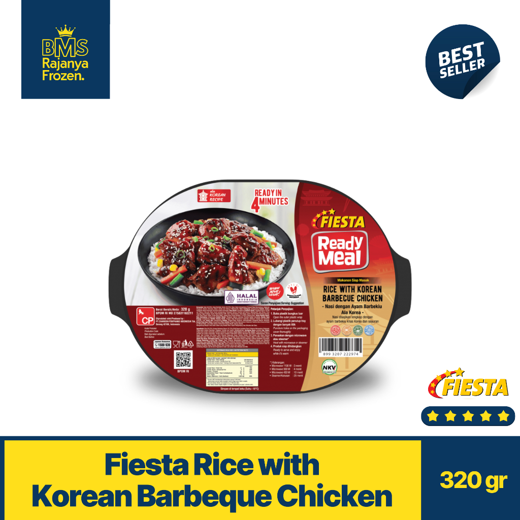 

Fiesta Rice With Korean Barbeque Chicken 320gr