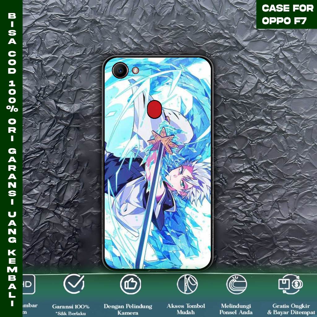 Case Oppo F7 Softcase Oppo F7 Casing Oppo F7 Case Premium Glossy Motif bleach Case Hp Terbaru Dari B