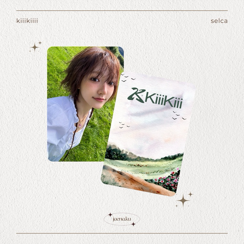 [KIIIKIII] PHOTOCARD SELCA 1 LEESOL SUI JIYU HAUM KYA