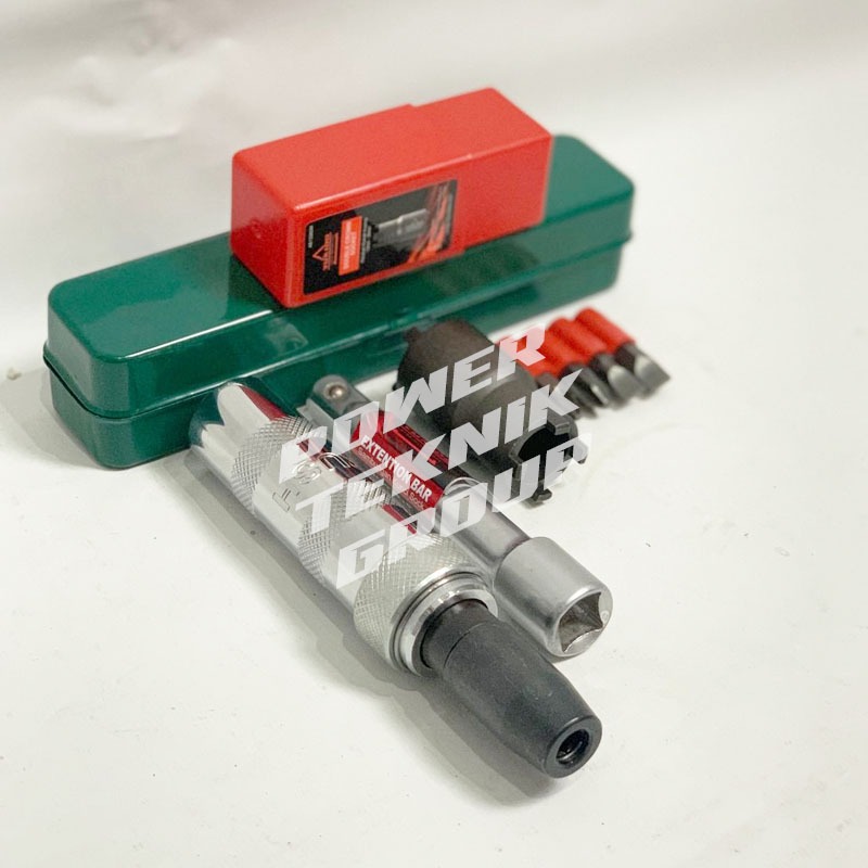 PAKET SET BUKA MUR KOPLING OBENG GETROK + KUNCI MAHKOTA + KUNCI SAMBUNGAN GAGANG SHOCK 12MM- MUR KOP