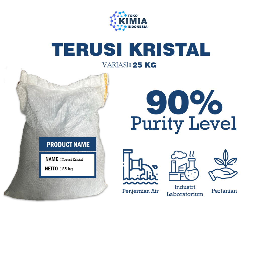 COPPER SULFATE TEMBAGA/TRUSI / KEMASAN 25KG
