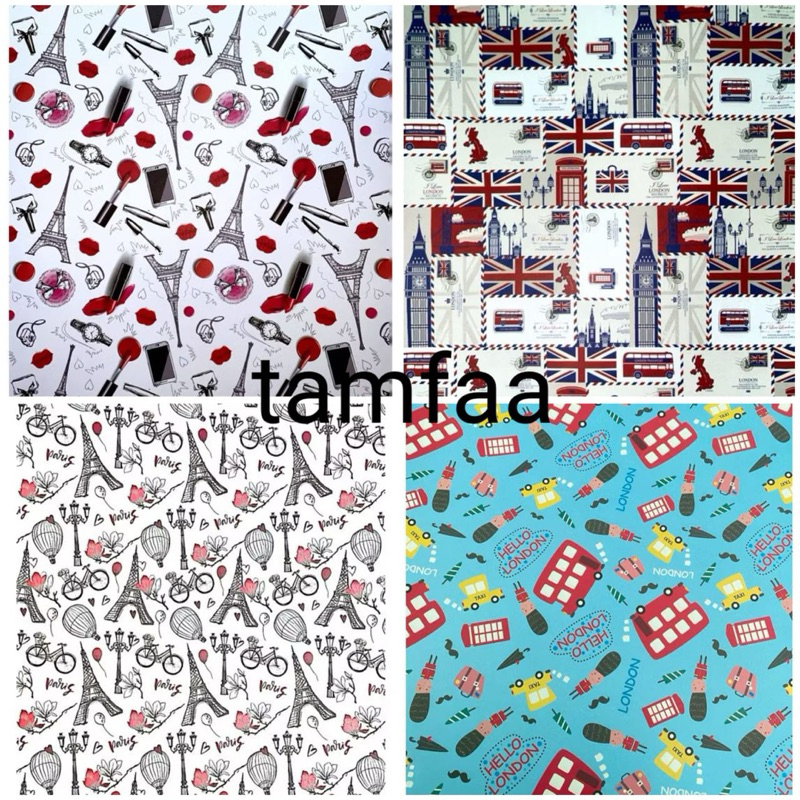 

KERTAS KADO SANSAN WAWA DOFF ISI 1 LEMBAR LONDON X PARIS FANCY PAPER SANWA