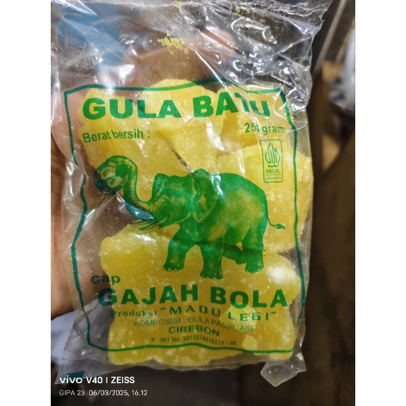 

Gula Batu Organik Kuning 250gr