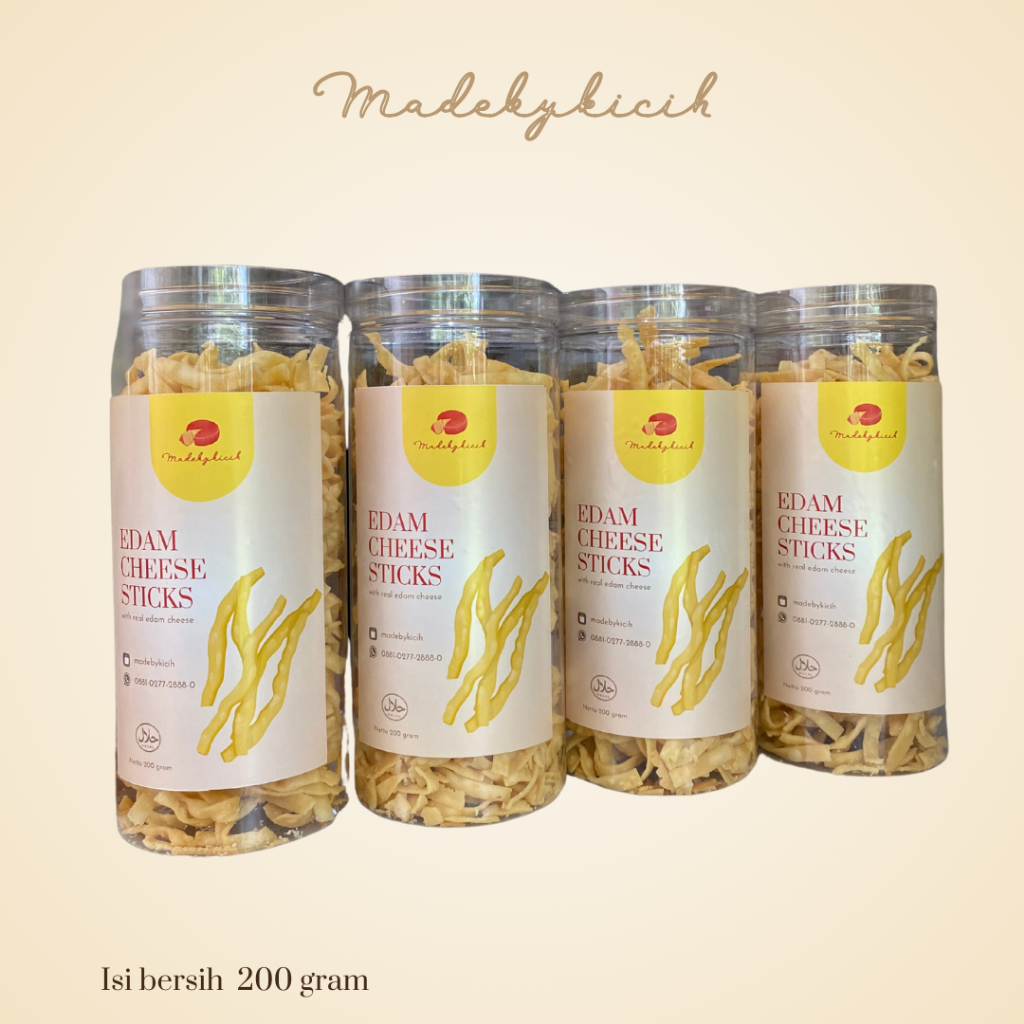 

Edam Cheese Sticks 4pcs Madebykicih