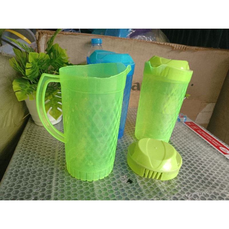 NINA - TEKO CERET PLASTIK CRYSTAL 1500 ML BPAFREE l eskan plastik 1,5 liter l eskan aesthetic l teko