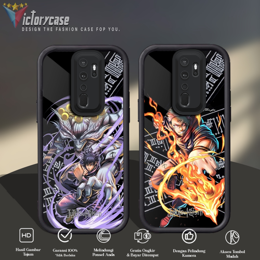 Case Premium Compatible For OPPO A5 A9 2020 Motif [ JJTS ] Casing Softcase Glossy Anti Jamur