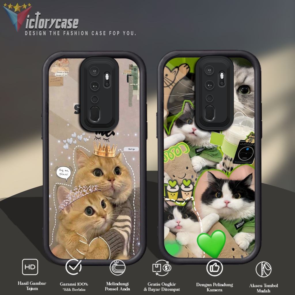 Case Premium Compatible For OPPO A5 A9 2020 Motif [ KCNG ] Casing Softcase Glossy Anti Jamur