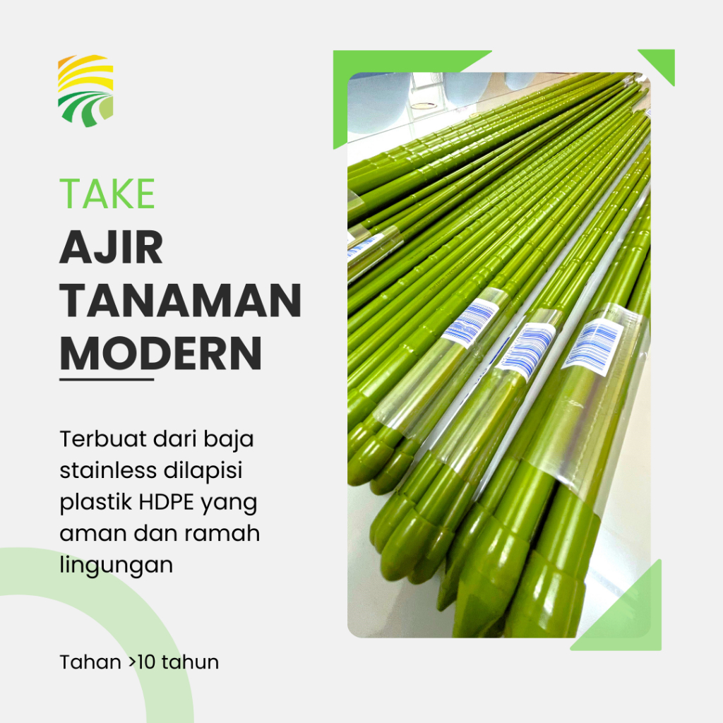 Ajir Modern 20mm X 1500mm GLeaf Penyangga Tanaman Takiron