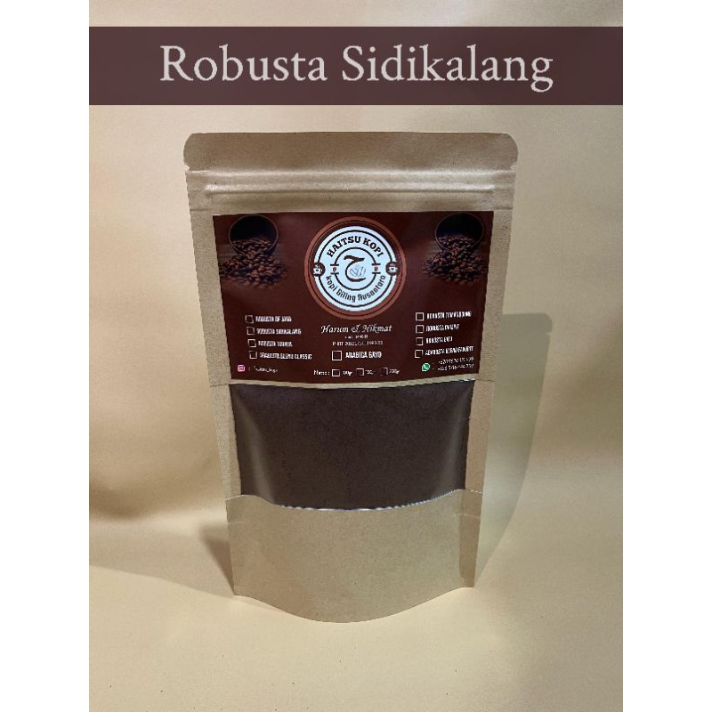 

Haitsu kopi - Robusta Sidikalang