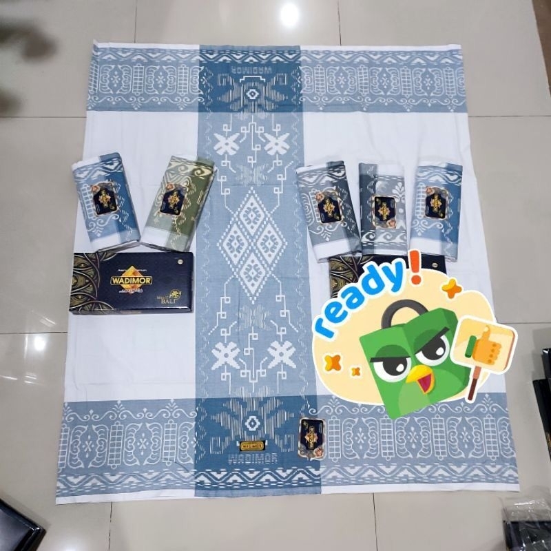 Sarung wadimor bali 555 white series (motif toraja) #ori #wadimor #original