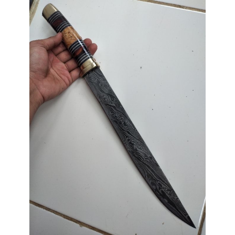 custom damascus golsem