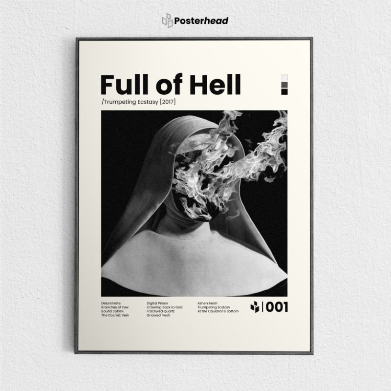Poster Full Of Hell - Frameblock
