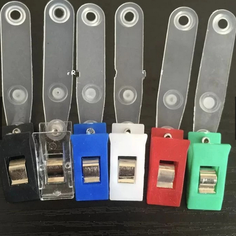 

jepitan id card Plastik/jepit Kartu Holder Name Tag LK