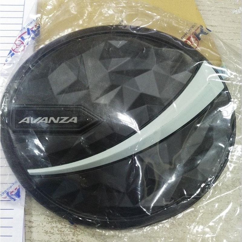 Tank Cover Mobil Avanza 2022 Hitam List Putih