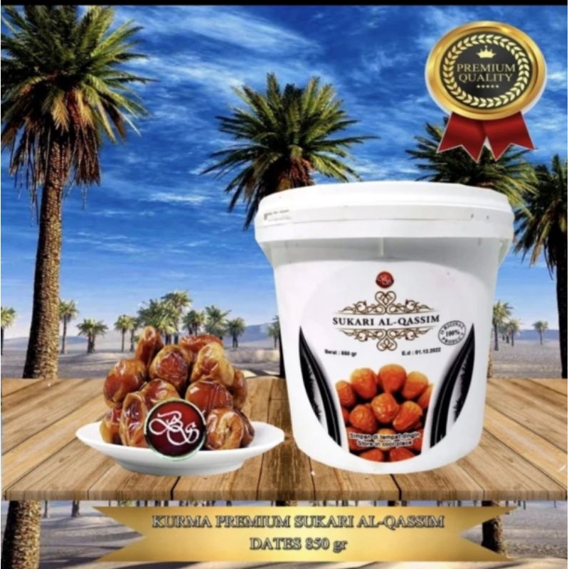 

Kurma Sukari Alqassim 850gr kurma Sukari ember