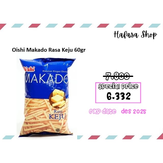 

Oishi Makado Rasa Keju 60gr