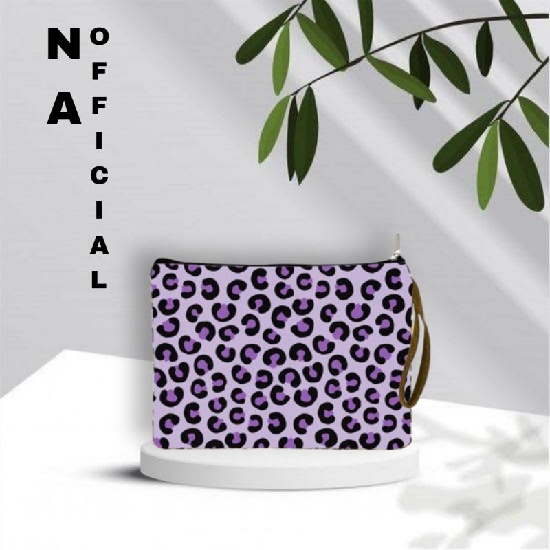DOMPET/POUCH KOSMETIK MOTIF LEOPARD