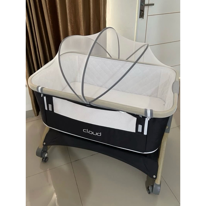 Babyelle Cloud deluxe baby box preloved second - box bayi / tempat tidur bayi