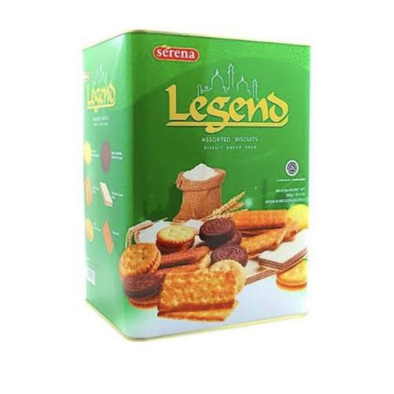 

Serena Legend Biskuit Aneka Rasa Kaleng Murah Hampers Lebaran 588gr