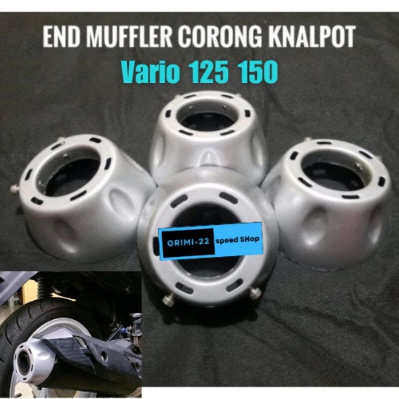 end muffler vario endcup ujung knalpot vario/end muffler / end mufler End muffler Vario 125 150
