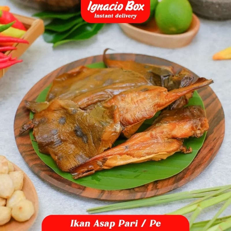 

IKAN ASAP PE / PARI [ 500 Gr ] isi 10 iris