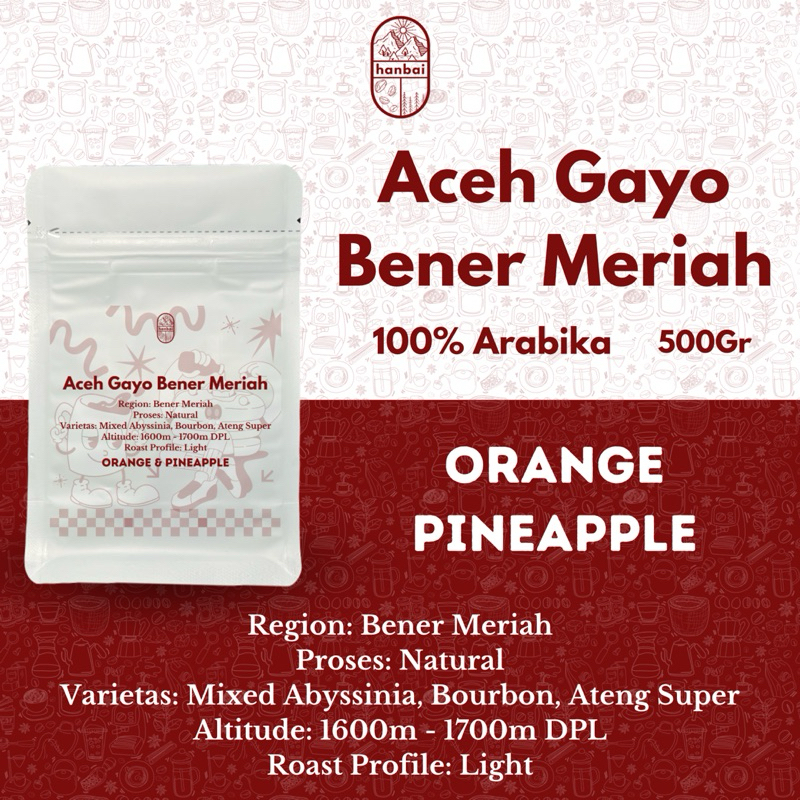 

BIJI KOPI ARABIKA ACEH GAYO NATURAL (500Gr)