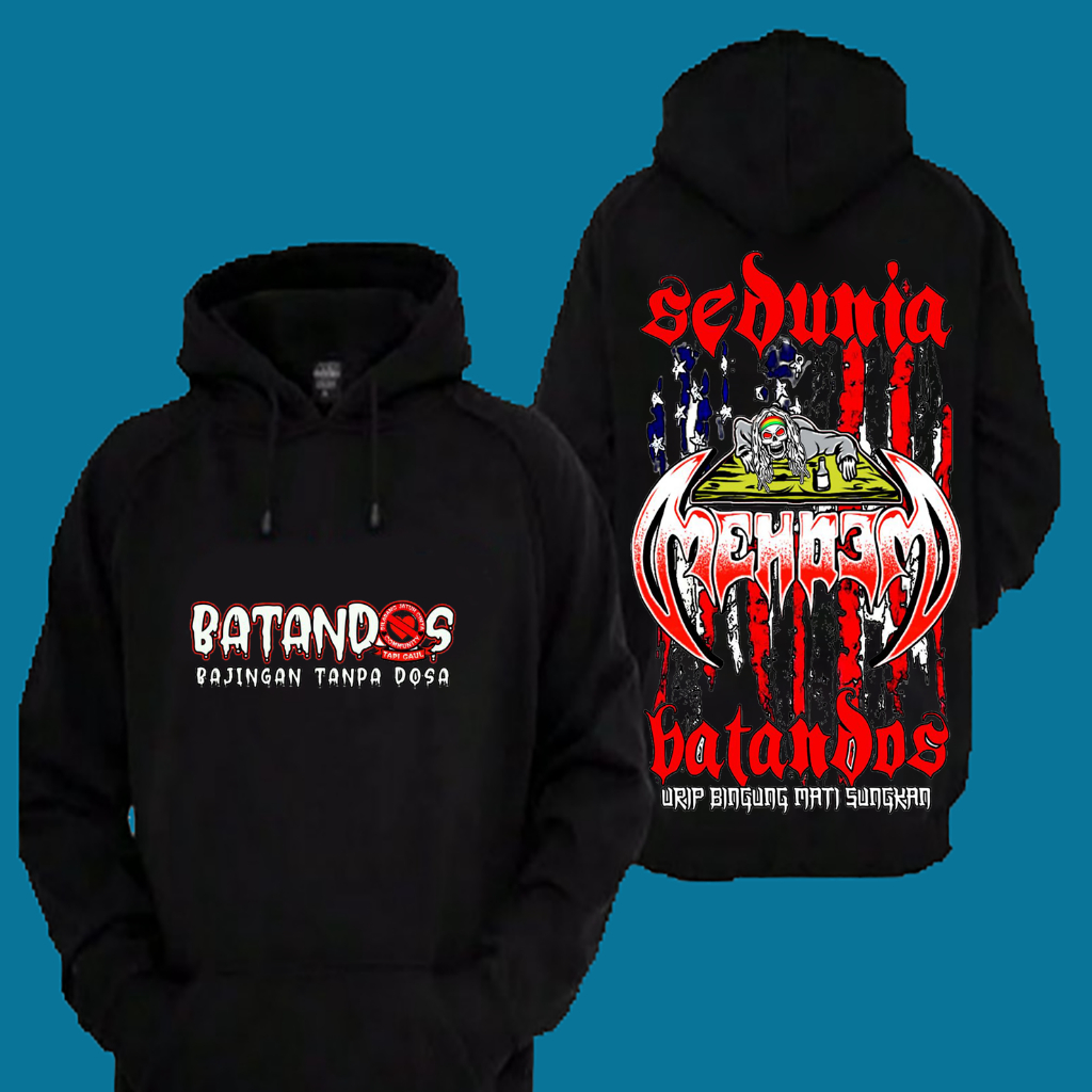 Sweater Hoodie Distro Batandos Sedunia Generation Mendem Netral Premium Terbaru