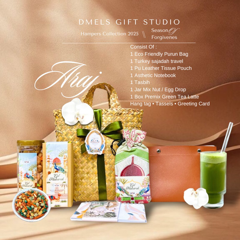 

ARAJ-Hampers Lebaran 2025 hampers/Hadiah Lebaran/hadiah unik/hamper tas/hamperbox
