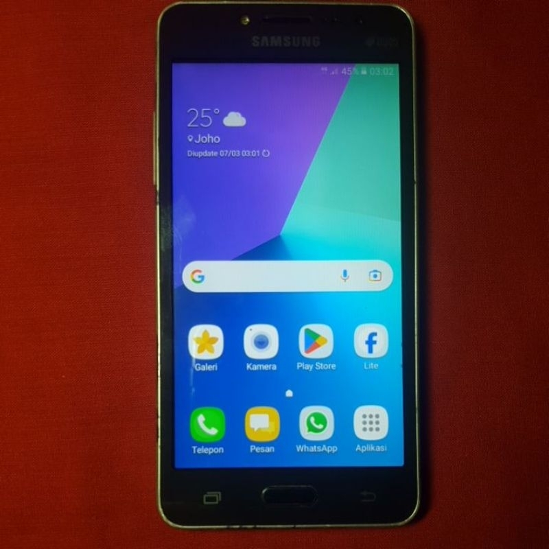 samsung galaxy j2 prime normal siap pakai HP SAMSUNG 4G J2 PRIME SECOND