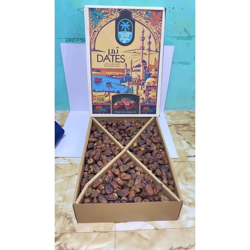 

Kurma Mesir 10 kg Golden River Panen Baru Fresh