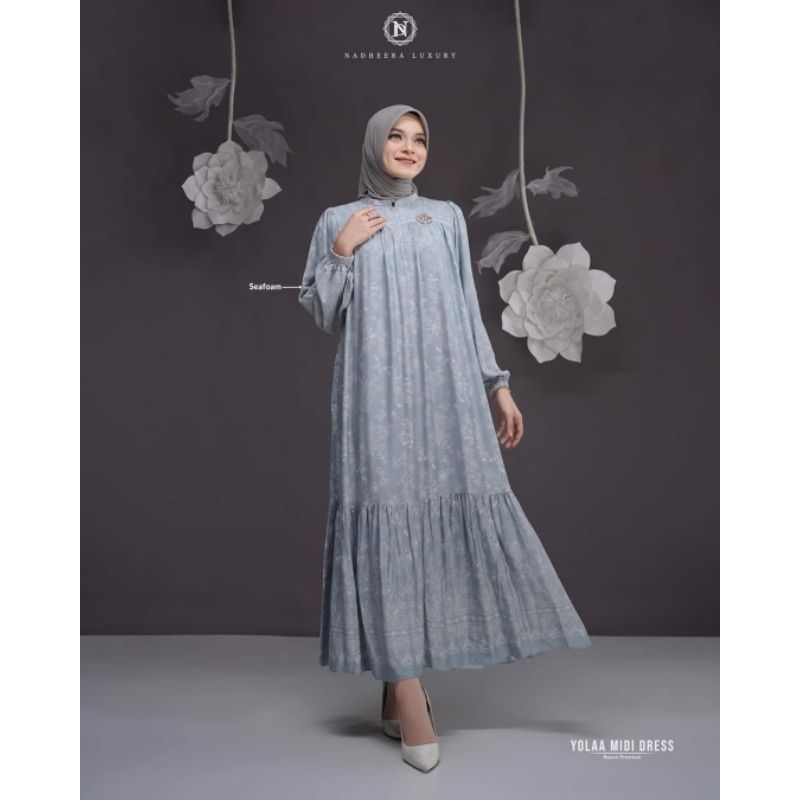 Nadheera Luxury Dress adem Dress rayon premium