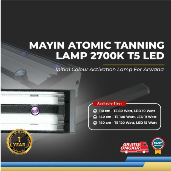 Mayin Atomic Tanning Lampu L2700K T5 LED