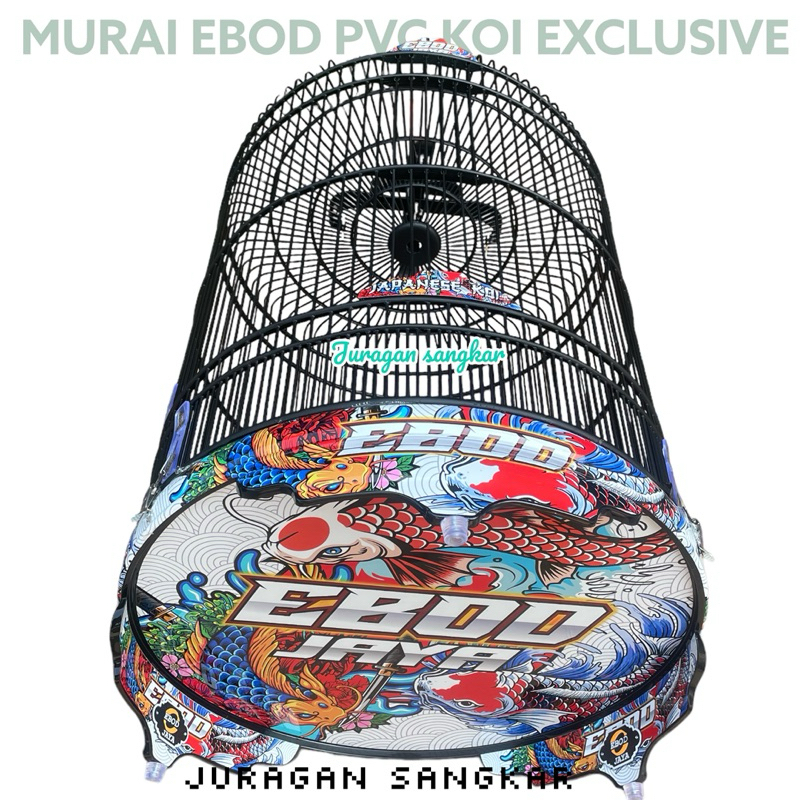Sangkar kandang murai ebod pvc decal no 1 dm 60cm
