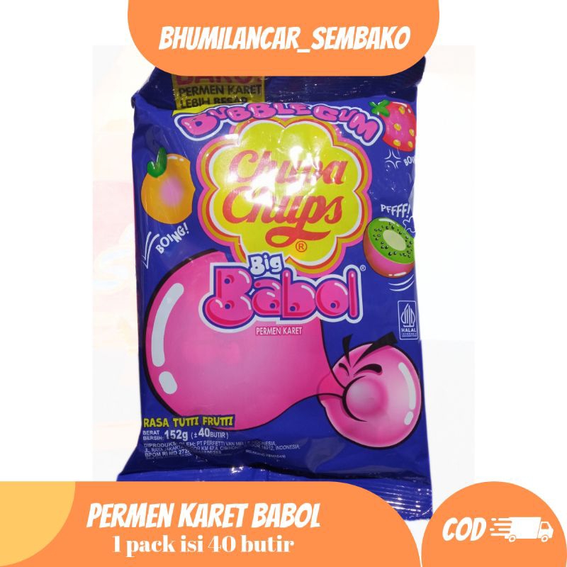 

permen big babol 1 pack 40 butir
