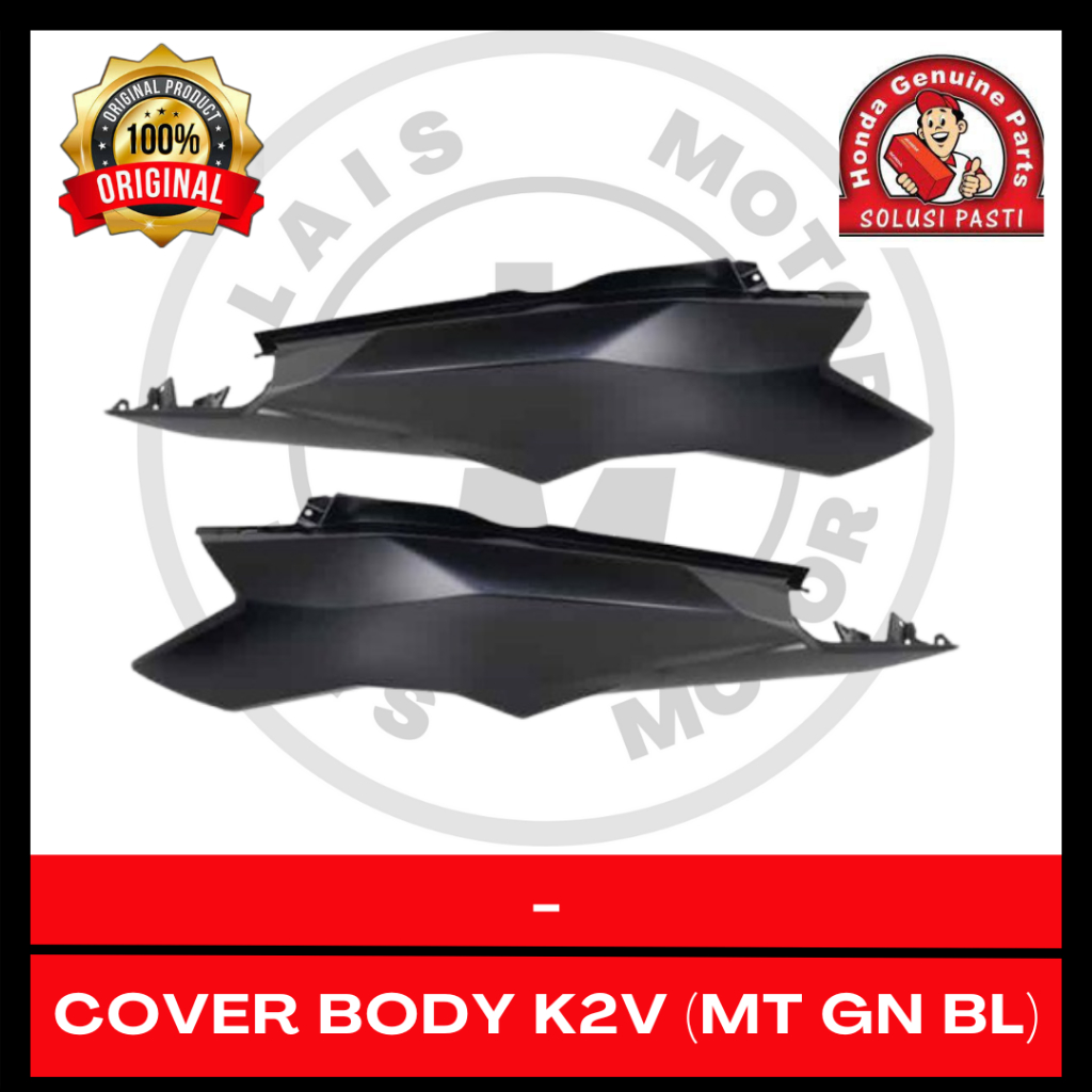 Cover Body (Hitam Doff) K2V Vario125 New 83500K2VN30MGB 83600K2VN30MGB ORI AHM